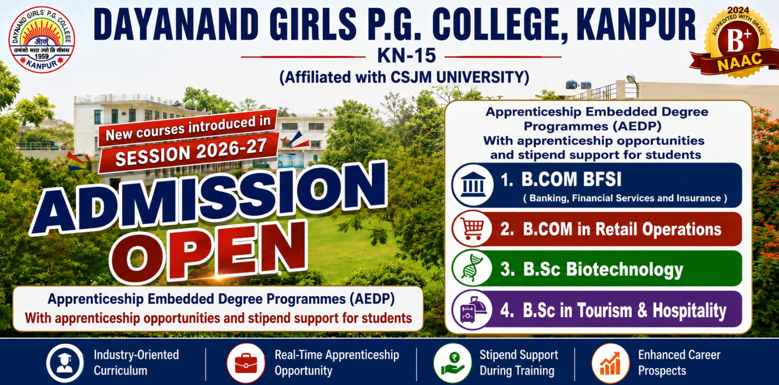 Admission Open 2026-27